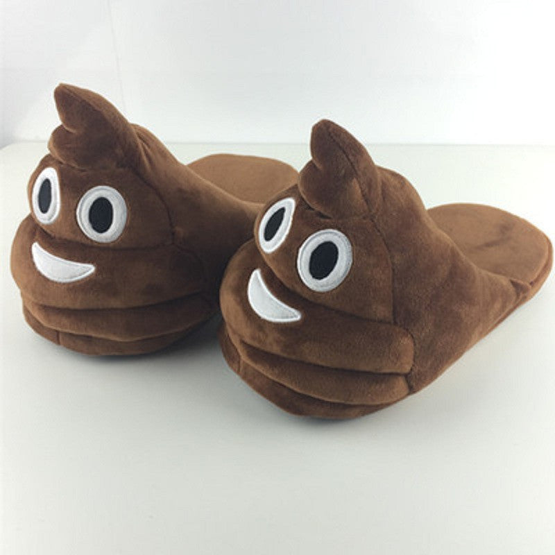 Funny Mens Plush Slippers Indoor Shoes House Cute Women Slippers Emoji Shoes Warm House Slipper-Dollar Bargains Online Shopping Australia