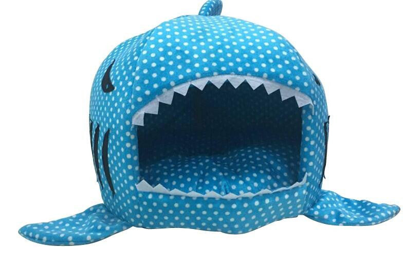 2 Size Pet Products Warm Soft Dog House Pet Sleeping Bag Shark Dog Kennel Cat Bed Cat House cama perro-Dollar Bargains Online Shopping Australia