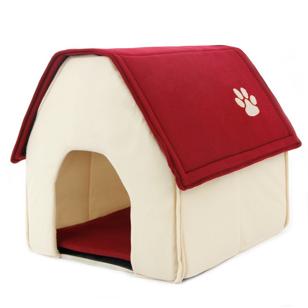 Arrival Dog Bed Cama Para Cachorro Soft Dog House Daily Products For Pets Cats Dogs Home Shape 2 Color Red Green-Dollar Bargains Online Shopping Australia