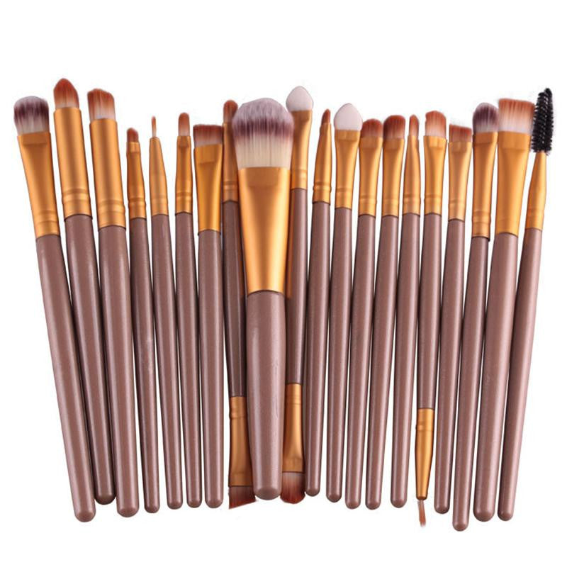 20pcs Eye Makeup Brushes Set Eyeshadow Blending Brush Powder Foundation Eyeshadading Eyebrow Lip Eyeliner Brush Cosmetic Tool-Dollar Bargains Online Shopping Australia
