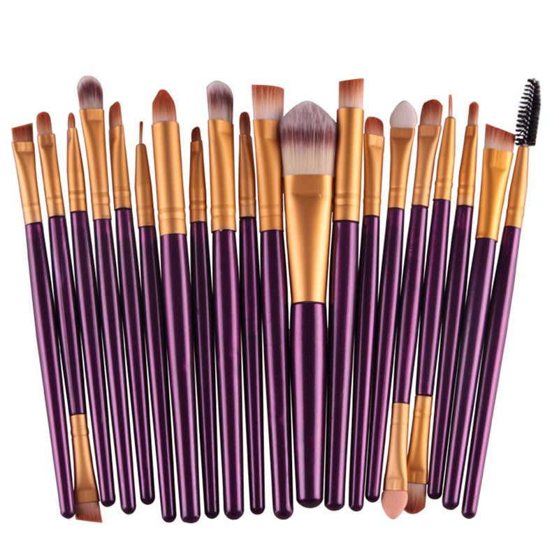 20pcs Eye Makeup Brushes Set Eyeshadow Blending Brush Powder Foundation Eyeshadading Eyebrow Lip Eyeliner Brush Cosmetic Tool-Dollar Bargains Online Shopping Australia