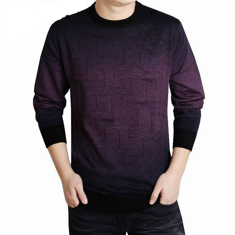 Cashmere Sweater Men Brand Clothing Mens Sweaters Fashion Print Hang Pye Casual Shirt Wool Pullover Men Pull O-Neck Dress T-Dollar Bargains Online Shopping Australia