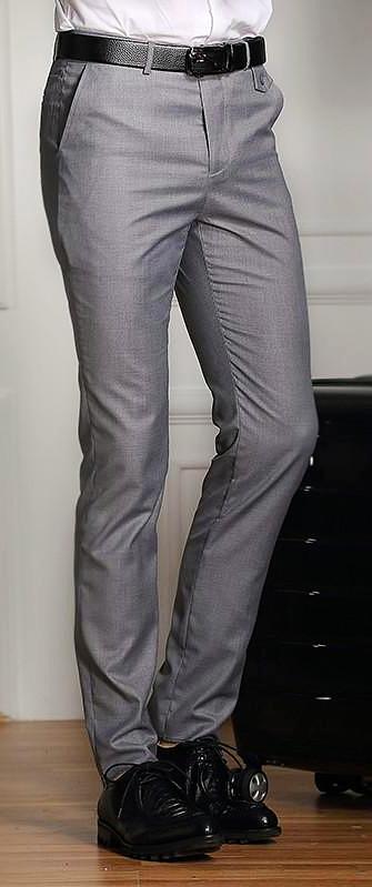 Formal Wedding Men Suit Pants Fashion Slim Fit Casual Brand Business Blazer Straight Dress Trousers / Male Suit pants-Dollar Bargains Online Shopping Australia