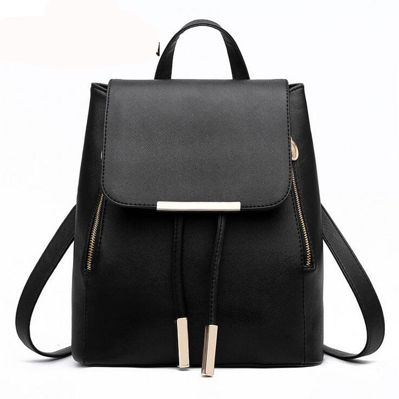 Women Backpack High Quality PU Leather Mochila Escolar School Bags For Teenagers Girls Top-handle Backpacks Herald Fashion-Dollar Bargains Online Shopping Australia