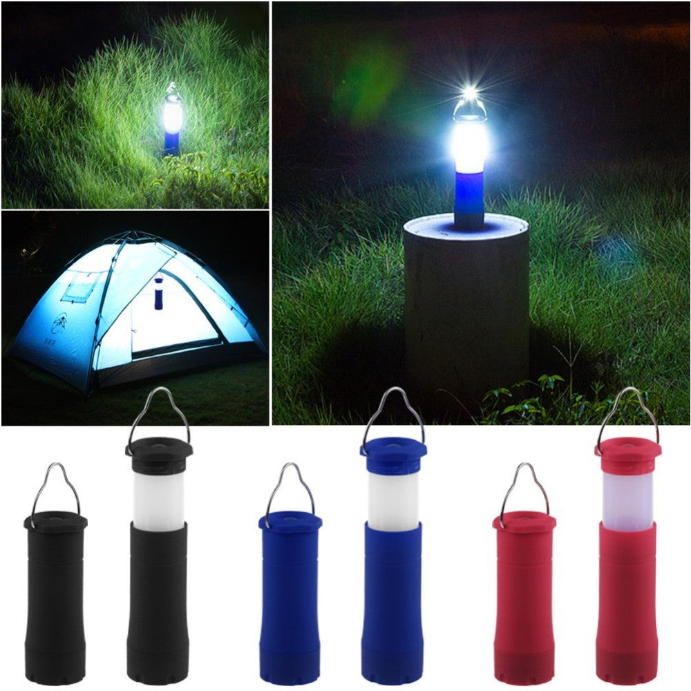 3 Colors 3W Tent Camping Lantern Light Hiking LED Flashlight Torch Outdoor Lamp-Dollar Bargains Online Shopping Australia