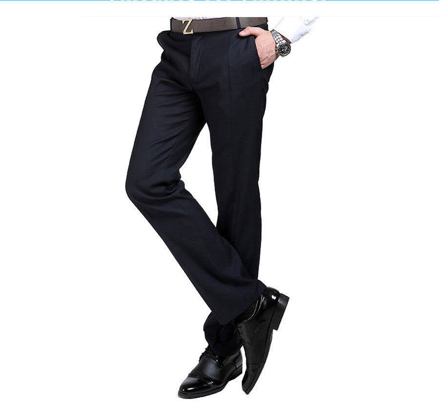 Men Luxury Suit Pants Social Dress Pants Mens Slim Fit Formal Blazer Trousers Arrival Pantalon Costume Homme Black B065-Dollar Bargains Online Shopping Australia