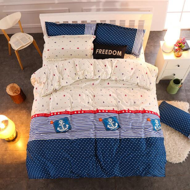 4/3 PCS Bedding-set Bedding Set Bed Sheets Duvet Cover King Size Linens Colcha De Cama Bedspread No Cotton Comforter 042-Dollar Bargains Online Shopping Australia
