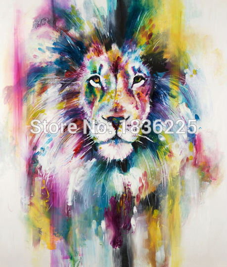 1 Panel Modern Animal Lion king Oil painting on canvas wall decoration Home wall art picture painting on canvas-Dollar Bargains Online Shopping Australia
