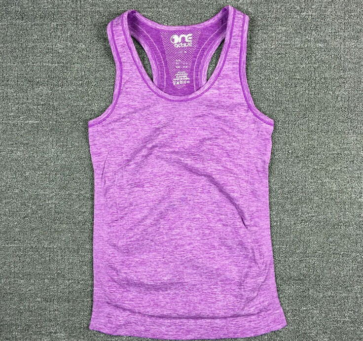 Women's Yoga Shirts Running Elastic Breathable Gym Fitness Vest Ladies No Rims Vest Yoga Shirts A077-Dollar Bargains Online Shopping Australia