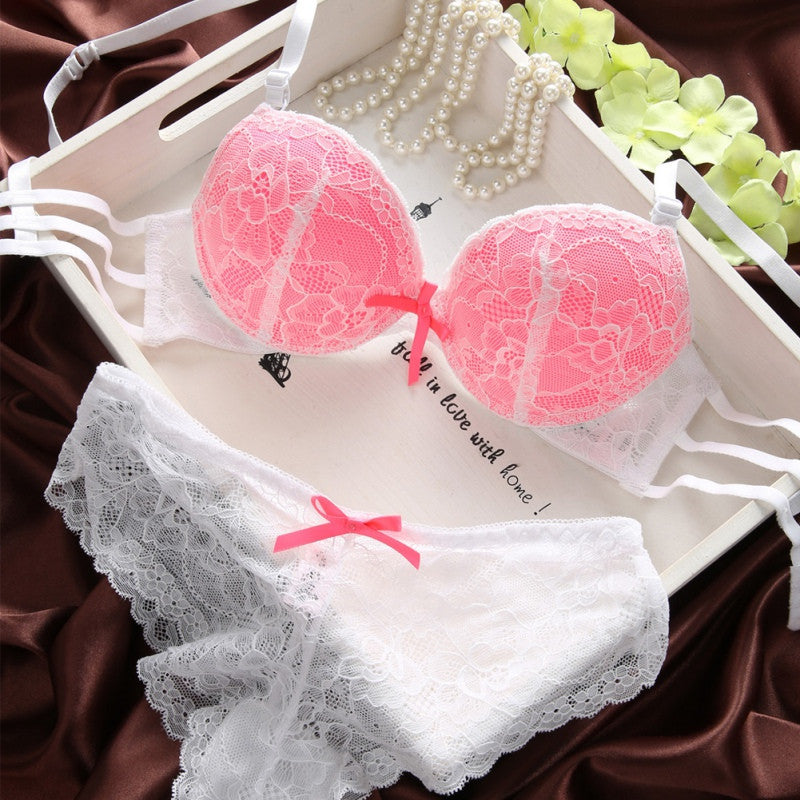 Sexy Womens Set Lace Lingerie Underwear Push-Up Padded Bra Underwire Outfits-Dollar Bargains Online Shopping Australia
