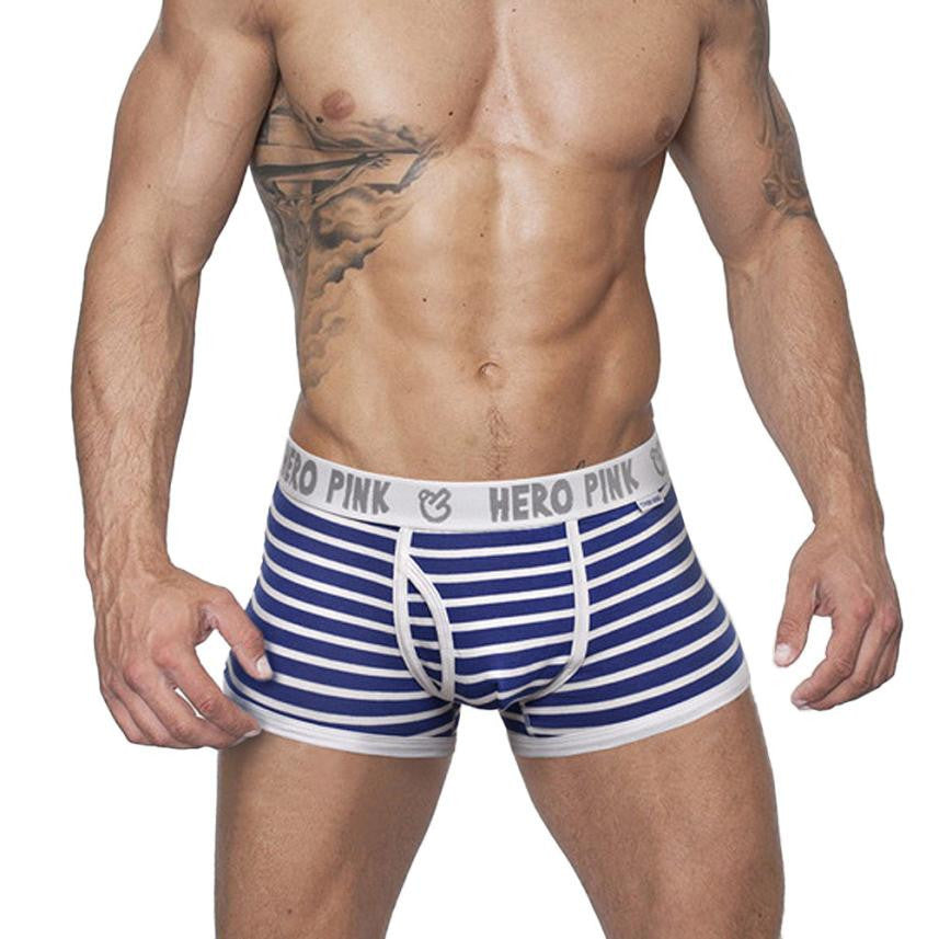 Comfortable Panties Men Male Underwear Men's Boxer Underwear Sexy Striped Cotton Man Underwear Boxer Fringe Underpants-Dollar Bargains Online Shopping Australia