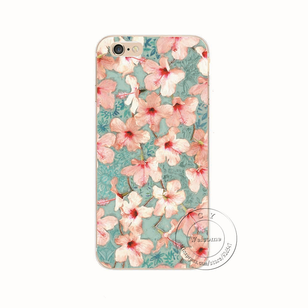 Shell For Apple iPhone 5 5S SE 5C 6 6S 7 Plus 6SPlus Back Case Cover Printing Mandala Flower Datura Floral Cell Phone Cases-Dollar Bargains Online Shopping Australia