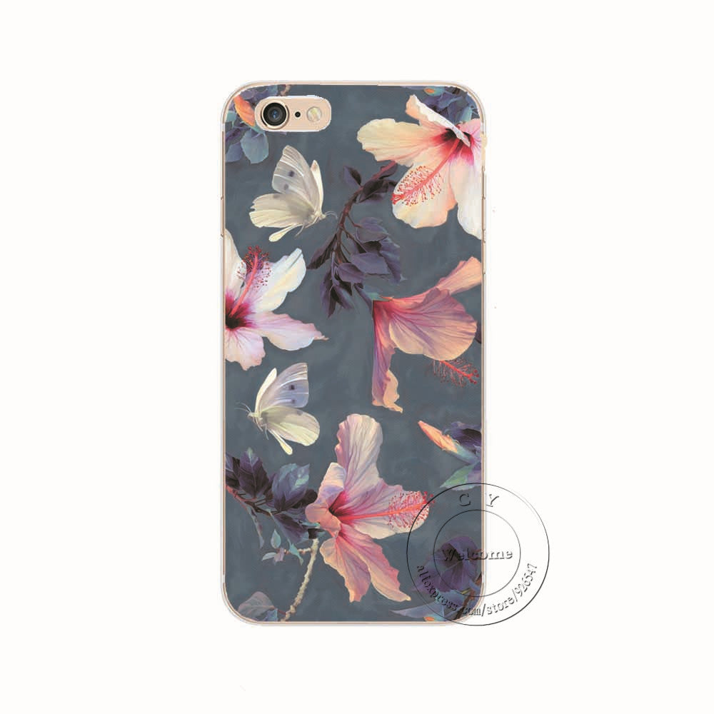 Shell For Apple iPhone 5 5S SE 5C 6 6S 7 Plus 6SPlus Back Case Cover Printing Mandala Flower Datura Floral Cell Phone Cases-Dollar Bargains Online Shopping Australia