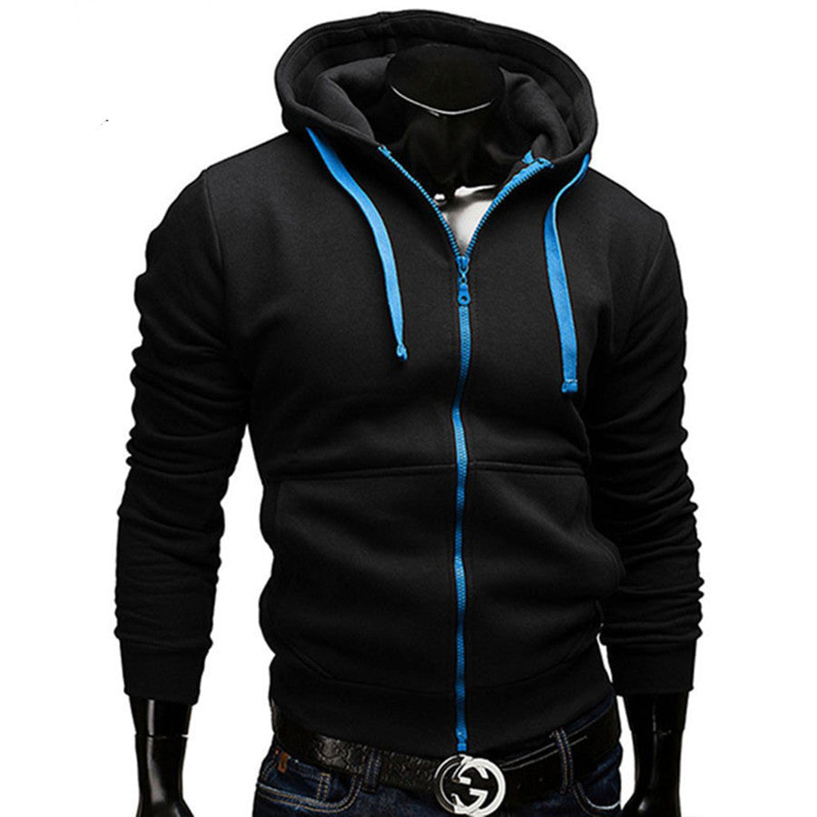 Fashion Brand Hoodies Men Casual Sportswear Man Hoody Zipper Long-sleeved Sweatshirt Men Five Colors Slim Fit Men Hoodie-Dollar Bargains Online Shopping Australia