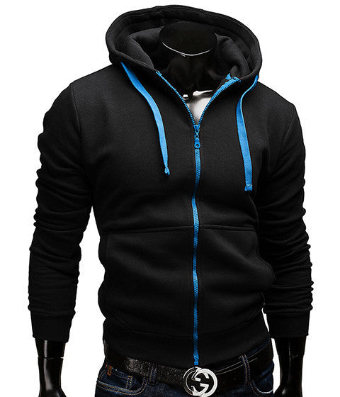 Fashion Brand Hoodies Men Casual Sportswear Man Hoody Zipper Long-sleeved Sweatshirt Men Five Colors Slim Fit Men Hoodie-Dollar Bargains Online Shopping Australia