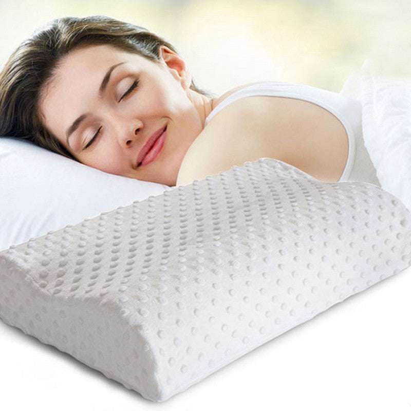 Orthopedic Neck Pillow Fiber Slow Rebound Memory Foam Pillow Cervical Health Care Orthopedic Latex Neck Foam Pillow-Dollar Bargains Online Shopping Australia