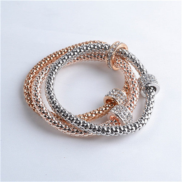arrival 3Pcs/set Multilayer Bracelets starfish/love Charm Bracelets for women/girls Valentine's Day gifts-Dollar Bargains Online Shopping Australia