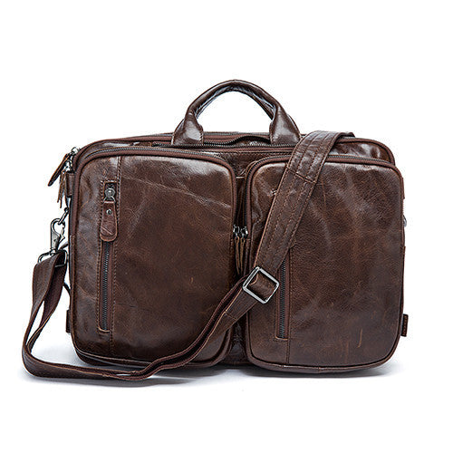 100% Genuine leather men messenger bags business bag laptop men bags men's briefcase tote shoulder laptop men's travel bag 432-Dollar Bargains Online Shopping Australia