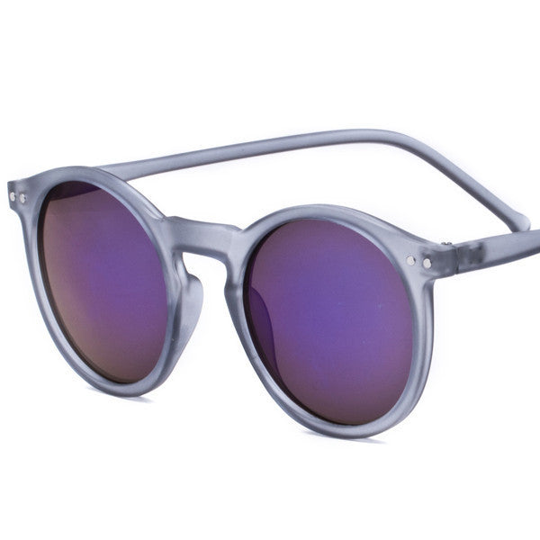 Brand Designer Ellipse Shape Multiple Color Reflective Sunglasses Women Vintage Keyhole Mirror Glasses oculos feminino MA019-Dollar Bargains Online Shopping Australia
