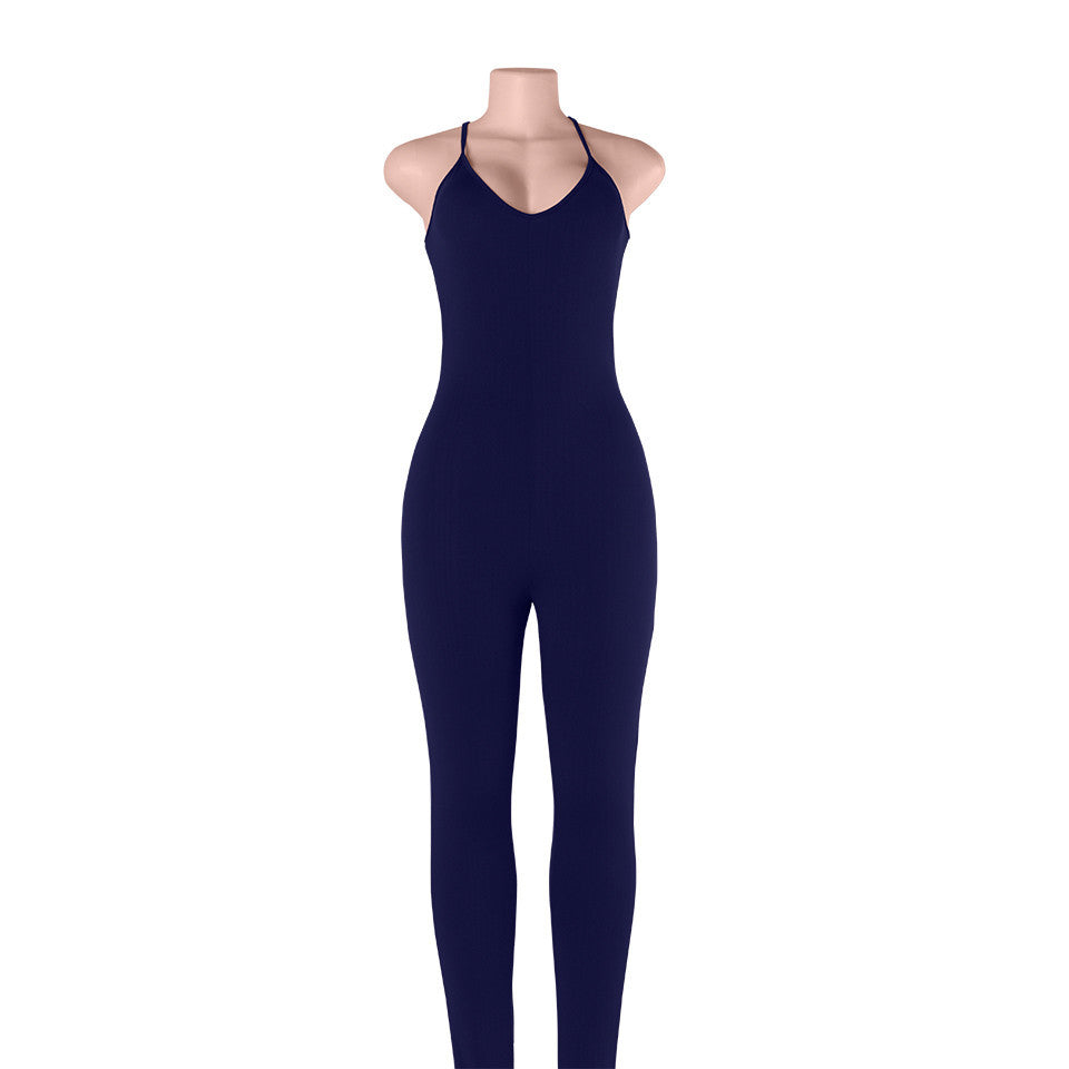 Summer Regular Casual Fashion V-Neck Sexy Rompers Womens Jumpsuit for Women 6 Colors Jumpsuit 7160-Dollar Bargains Online Shopping Australia