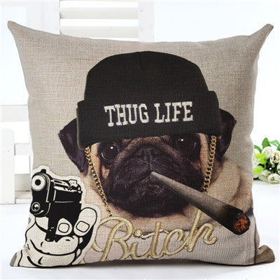 Animal cushion cover Dog for children Decorative Cushion Covers for Sofa Throw Pillow Car Chair Home Decor Pillow Case almofadas-Dollar Bargains Online Shopping Australia