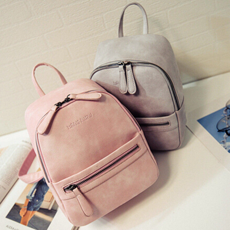 women backpack arrived fashion casual PU ladies backpacks candy color Korea school style solid student mini backpack,LB1999-Dollar Bargains Online Shopping Australia