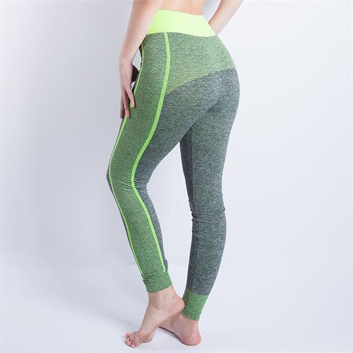 Women Sexy Cropped Leggings High Waist Elastic Wicking Force Exercise Female Elastic Stretchy Leggings Slim Trousers 34 C-Dollar Bargains Online Shopping Australia