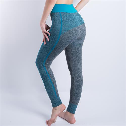 Women Sexy Cropped Leggings High Waist Elastic Wicking Force Exercise Female Elastic Stretchy Leggings Slim Trousers 34 C-Dollar Bargains Online Shopping Australia
