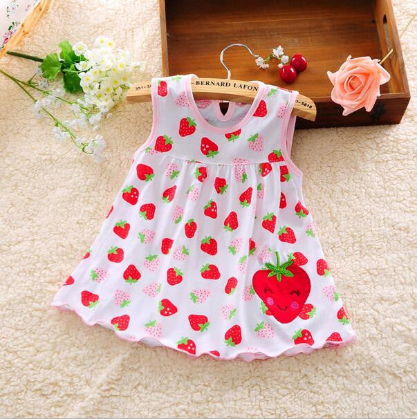 Baby Dresses Princess Girls Dress 0-1years Cotton Clothing Baby Infant Summer Clothes-Dollar Bargains Online Shopping Australia