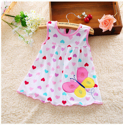 Baby Dresses Princess Girls Dress 0-1years Cotton Clothing Baby Infant Summer Clothes-Dollar Bargains Online Shopping Australia