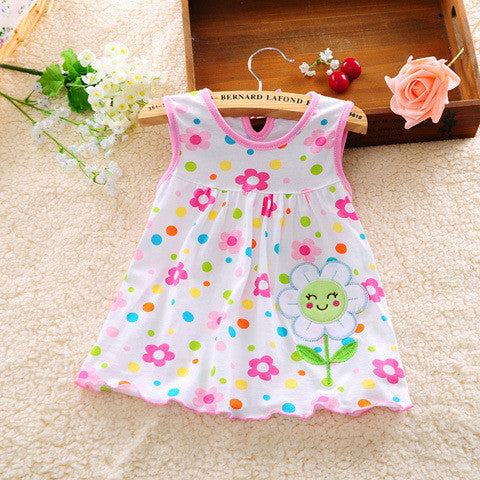 Baby Dresses Princess Girls Dress 0-1years Cotton Clothing Baby Infant Summer Clothes-Dollar Bargains Online Shopping Australia