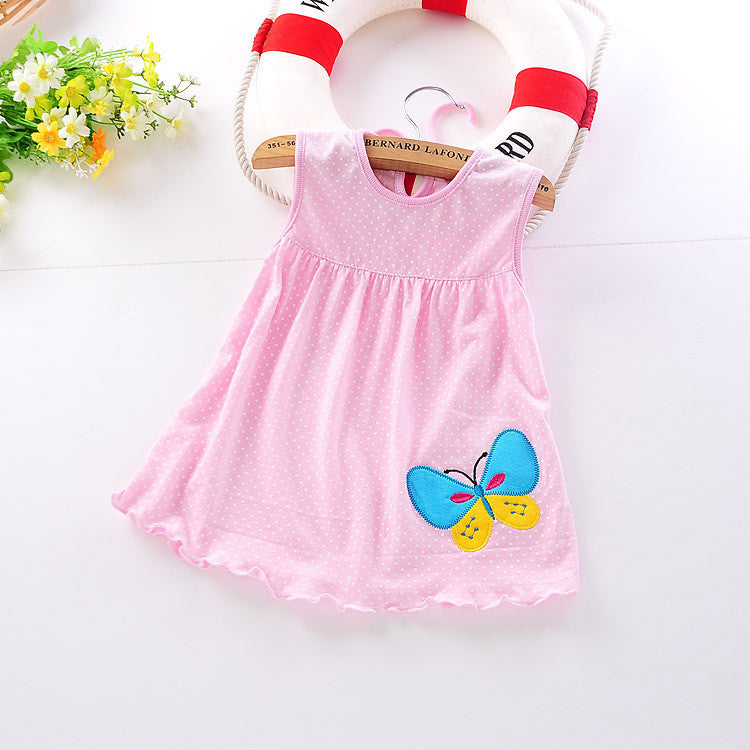 Baby Dresses Princess Girls Dress 0-1years Cotton Clothing Baby Infant Summer Clothes-Dollar Bargains Online Shopping Australia