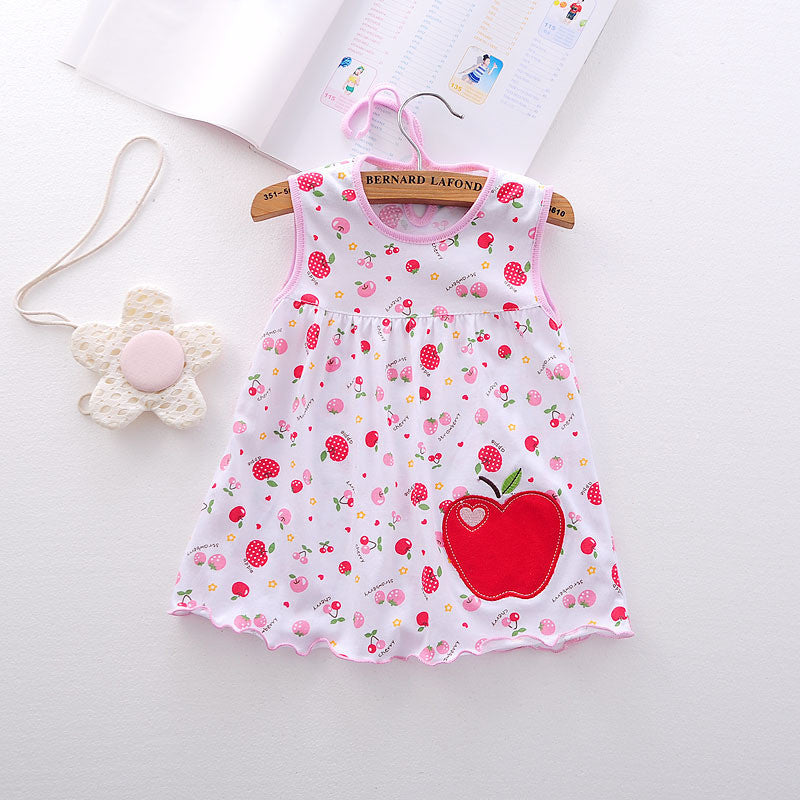 Baby Dresses Princess Girls Dress 0-1years Cotton Clothing Baby Infant Summer Clothes-Dollar Bargains Online Shopping Australia