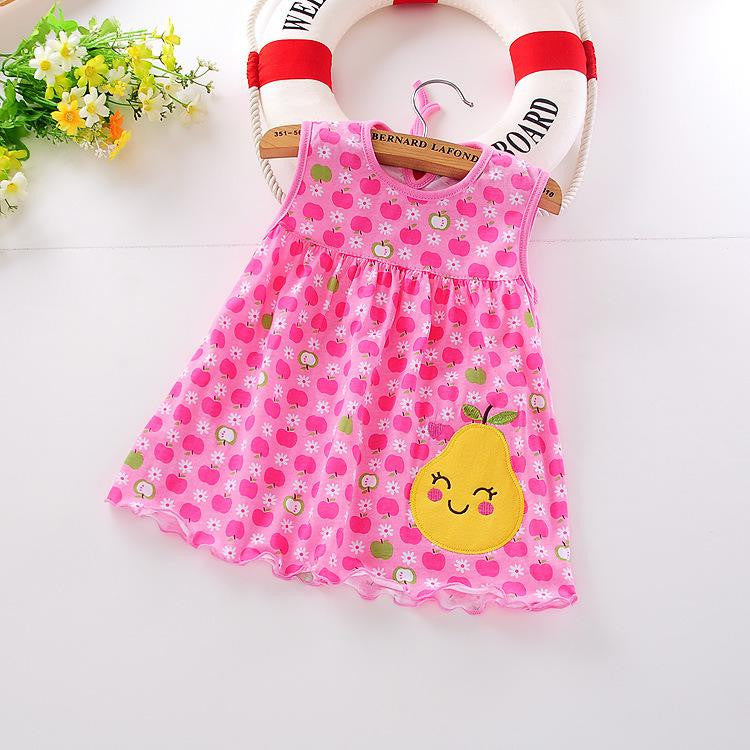 Baby Dresses Princess Girls Dress 0-1years Cotton Clothing Baby Infant Summer Clothes-Dollar Bargains Online Shopping Australia