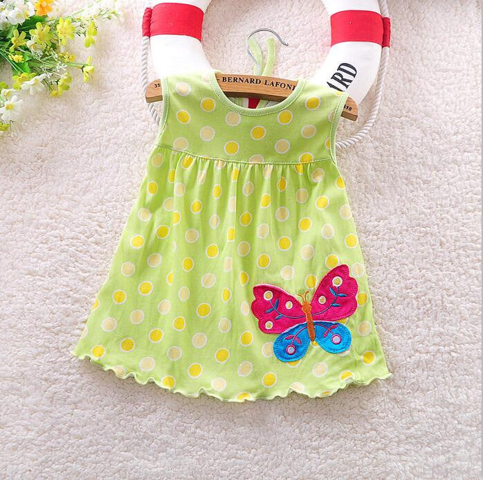 Baby Dresses Princess Girls Dress 0-1years Cotton Clothing Baby Infant Summer Clothes-Dollar Bargains Online Shopping Australia