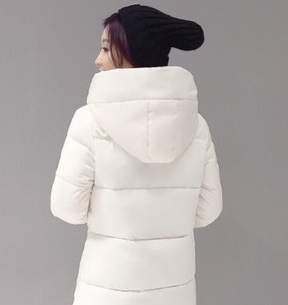 Winter Women's Fashion Down Warm Coats Arrival Fashion Long sleeve Hooded Jackets Slim Style Casual Parka Coat M0510-Dollar Bargains Online Shopping Australia