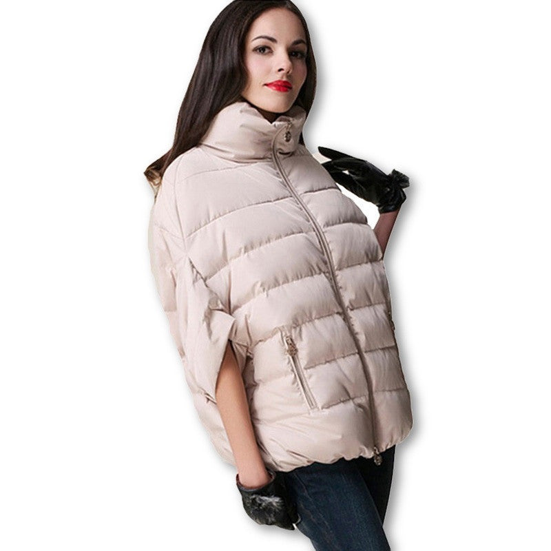 full ladies fashion down coat winter jacket outerwear Bat sleeve thick women jackets parka overcoat women cotton-padded-Dollar Bargains Online Shopping Australia