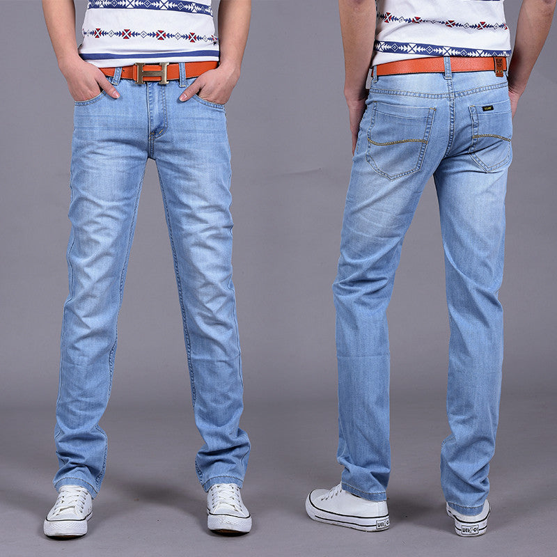 fashion Utr Thin Men's spring and summer style jeans brand denim jeans high leisure casual Jeans-Dollar Bargains Online Shopping Australia