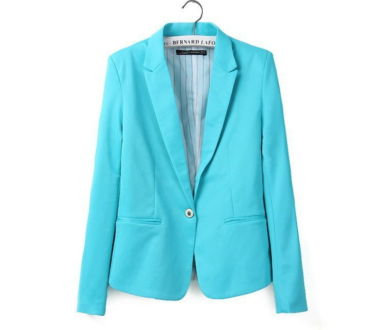 Comfortable women's Blazers Candy color lined with striped Z suit WL2314-Dollar Bargains Online Shopping Australia