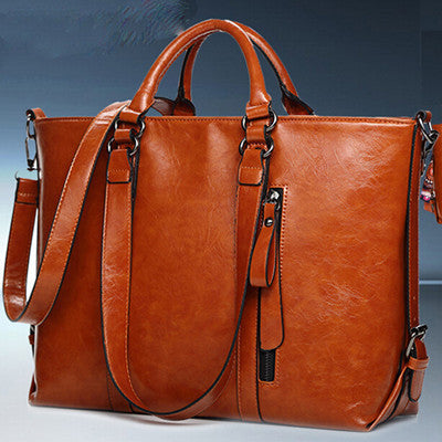Fashion Genuine Leather bags Tote Women Leather Handbags Women Messenger Bags Shoulder Bags Vintage bags popular-Dollar Bargains Online Shopping Australia