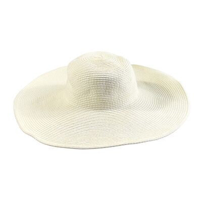 Summer Women's Foldable Wide Large Brim Beach Sun Hat Straw Beach Cap For Ladies Elegant Hats Girls Vacation Tour Hat-Dollar Bargains Online Shopping Australia