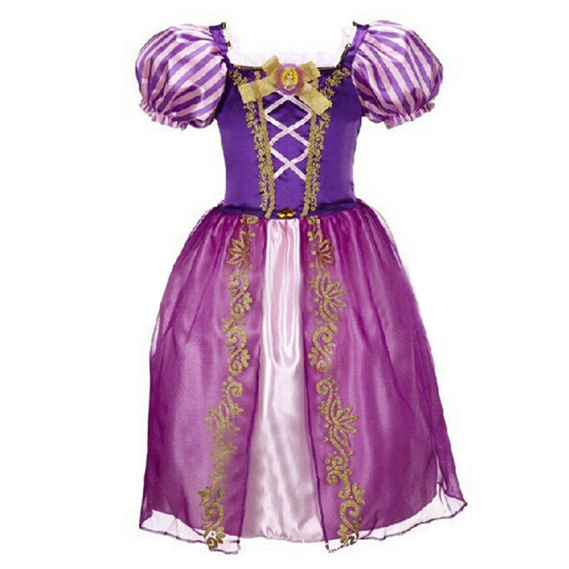 Cinderella Dresses Children Snow White Princess Dresses Rapunzel Aurora Kids Party Halloween Costume Clothes k20-Dollar Bargains Online Shopping Australia