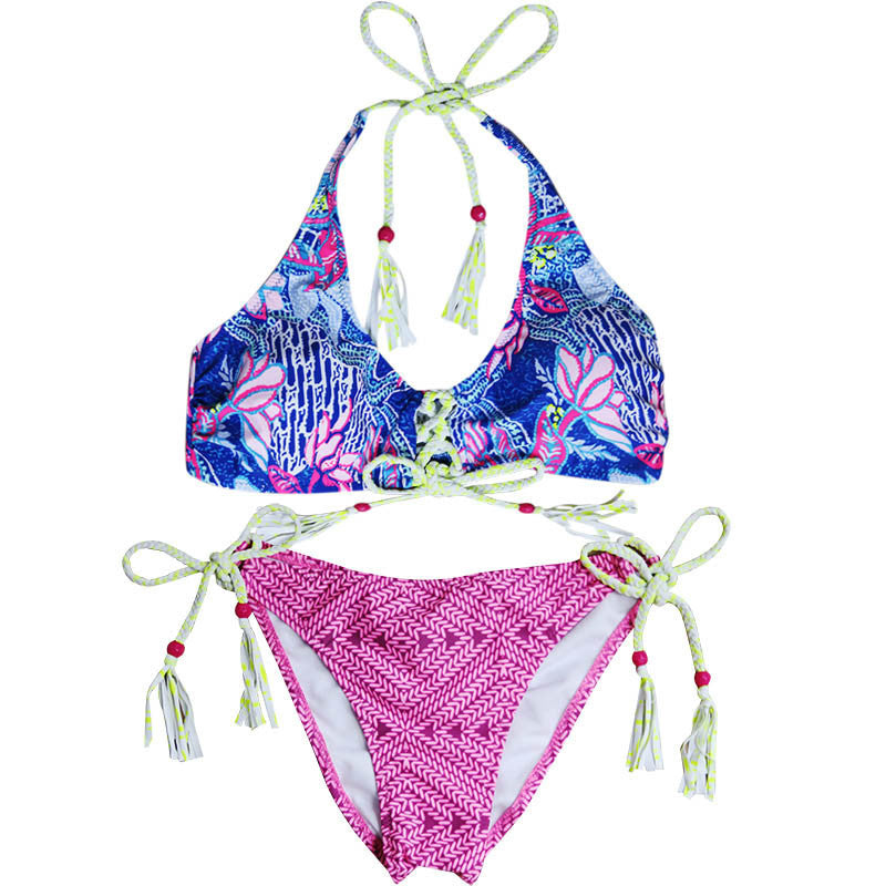 Handmade Crochet Bikinis Women Swimsuit Push Up Swimwear female Sexy Brazilian Bikini Set Beach Wear Bathing Suit XL-Dollar Bargains Online Shopping Australia