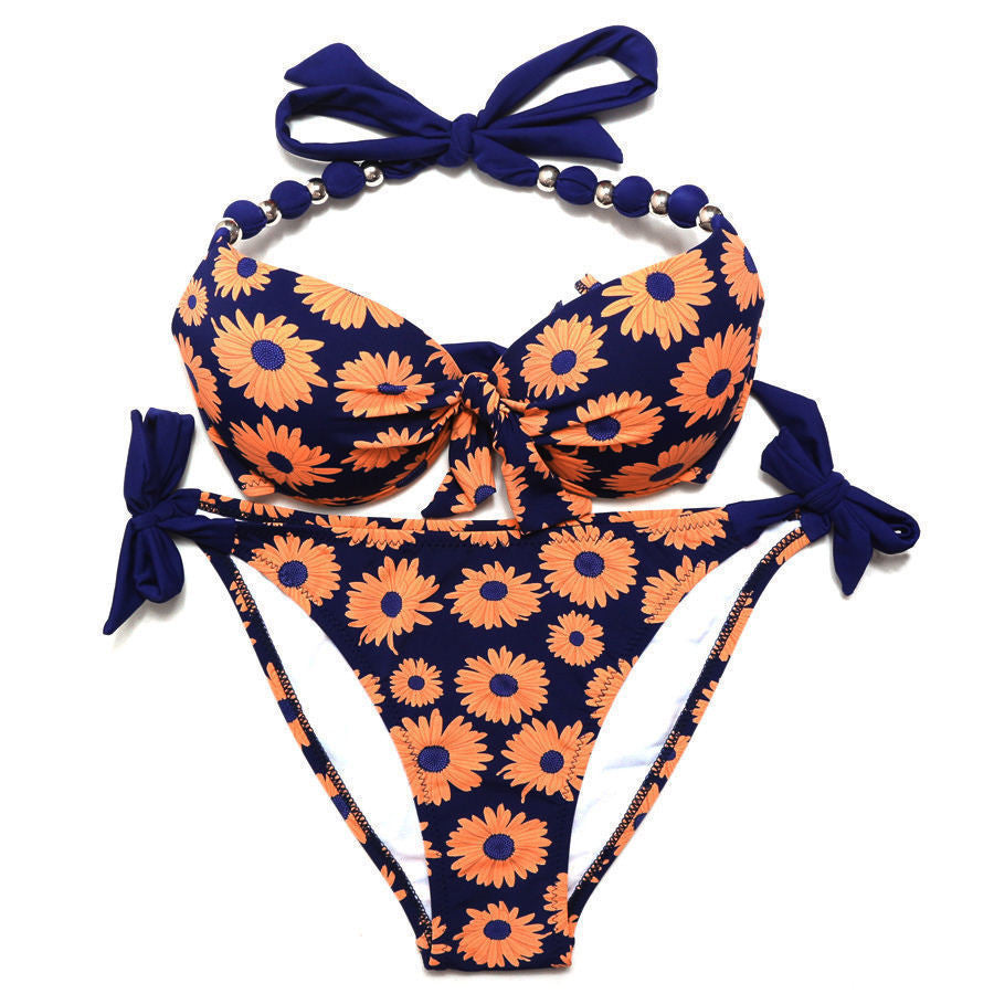 Bikinis Women Print Floral Bikini Women Swimsuits Brazilian Push Up Bikini Set Bathing Suits Plus Size Swimwear Female XXL-Dollar Bargains Online Shopping Australia