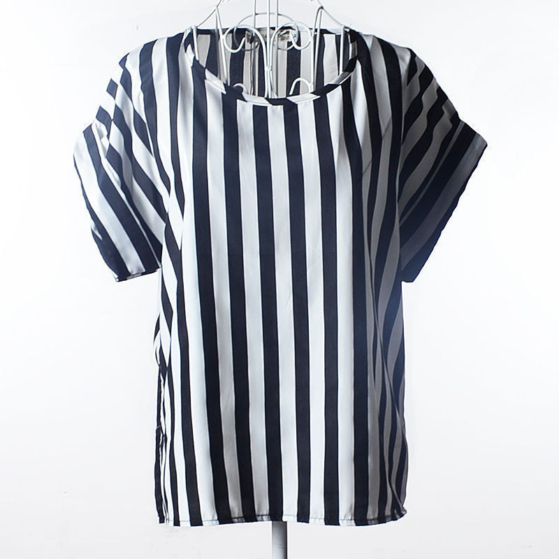 Batwing Sleeve Women Blouses Clothing Casual Chiffon Shirt Blusas Tops Heart Animal Stripe Leopard Print Pattern Plus size-Dollar Bargains Online Shopping Australia