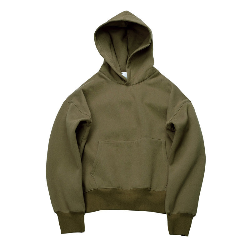 hip hop hoodies with fleece WARM winter mens kanye west hoodie sweatshirt swag solid Olive pullover-Dollar Bargains Online Shopping Australia