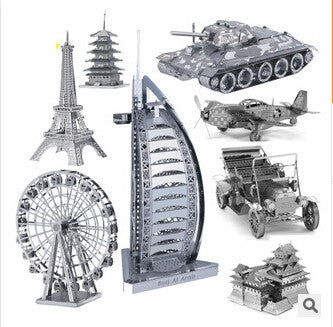 Stylish Metallic Steel For Nano Intelligence 3D Educational Jigsaw Puzzle Model Toy Gift For Kid forge world-Dollar Bargains Online Shopping Australia