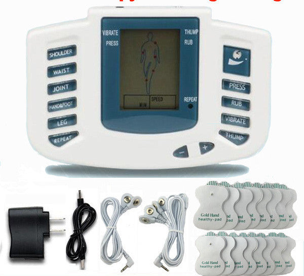 Electrical Stimulator Full Body Relax Muscle Therapy Massager Massage Pulse tens Acupuncture Health Care Slimming Machine 16pads-Dollar Bargains Online Shopping Australia