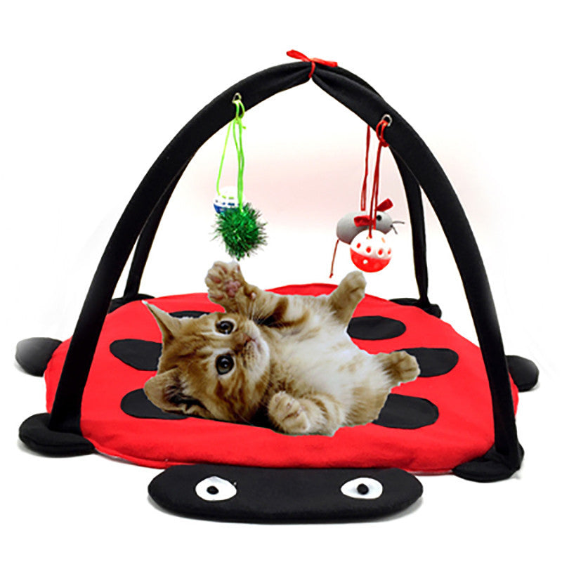 Pet Cat Bed Toys Mobile Activity Playing Bed, Toys Cat Bed Pad Blanket House, Pet Furniture Cat Tent Toys-Dollar Bargains Online Shopping Australia