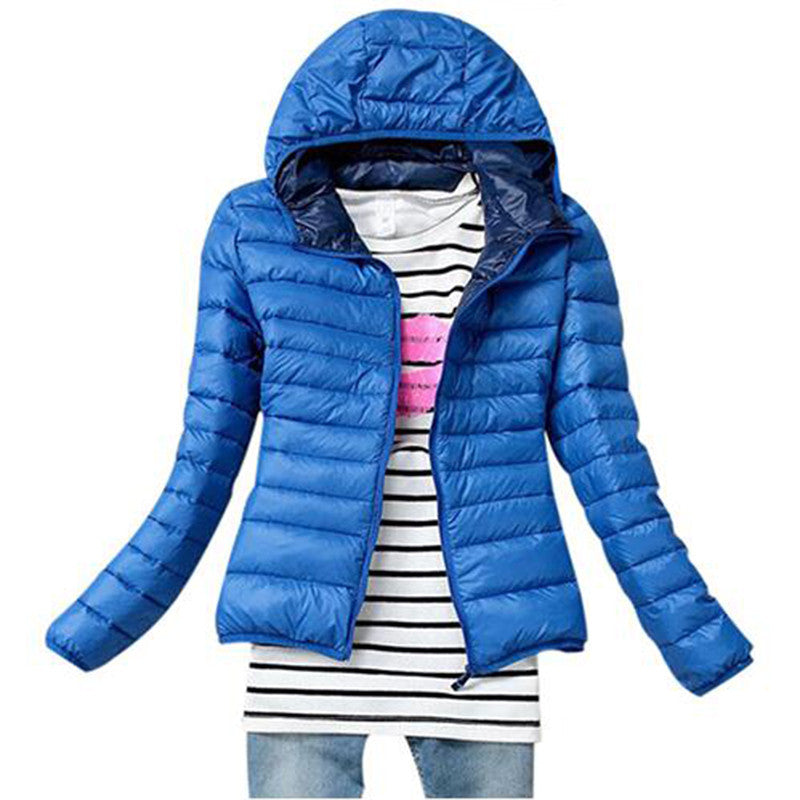 5 Color Winter Jacket Women Outerwear Slim Hooded Down Jacket Woman Warm Down Coat padded-Dollar Bargains Online Shopping Australia